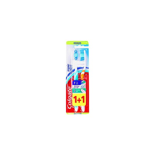 COLGATE ΟΔΟΝΤΟΒΟΥΡΤΣΑ TRIPLE ACTION 2τεμ (MEDIUM)